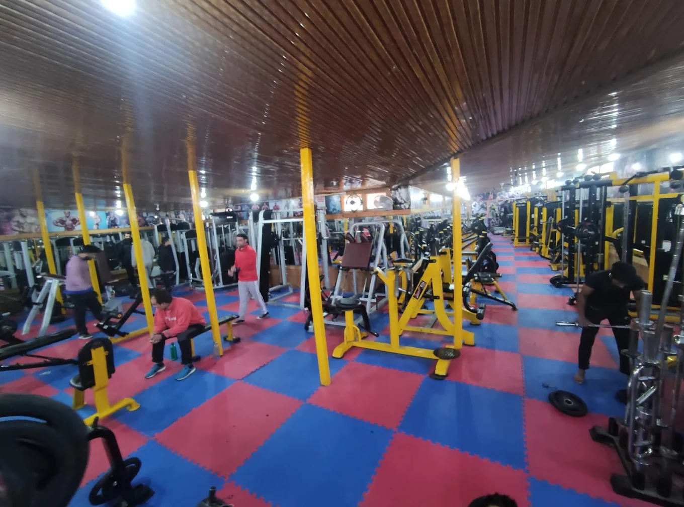 Extensive Gym Floor